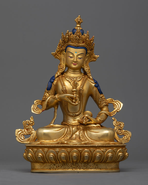 vajrasattva-gold-gilded-sculpture