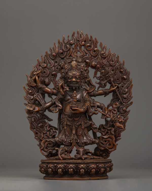 tibetan-white-mahakala-sculpture