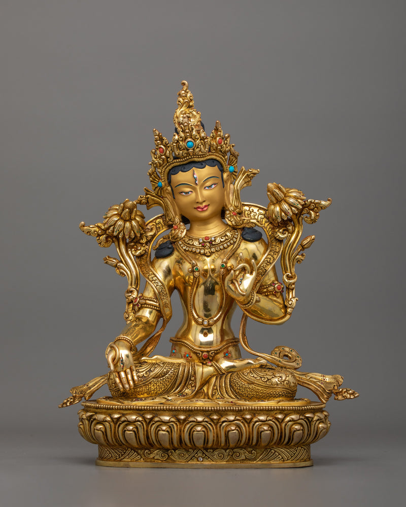 tibetan-figurine-of-white-tara