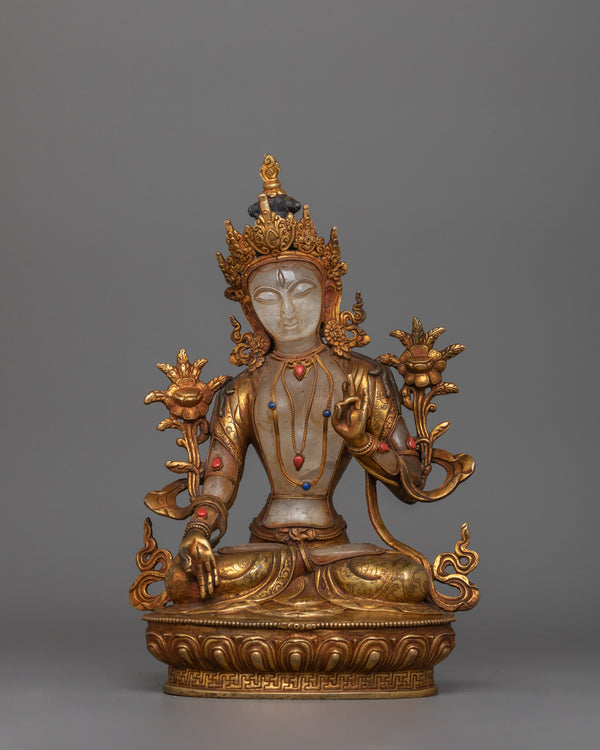 Buddhist Sculpture of White Tara