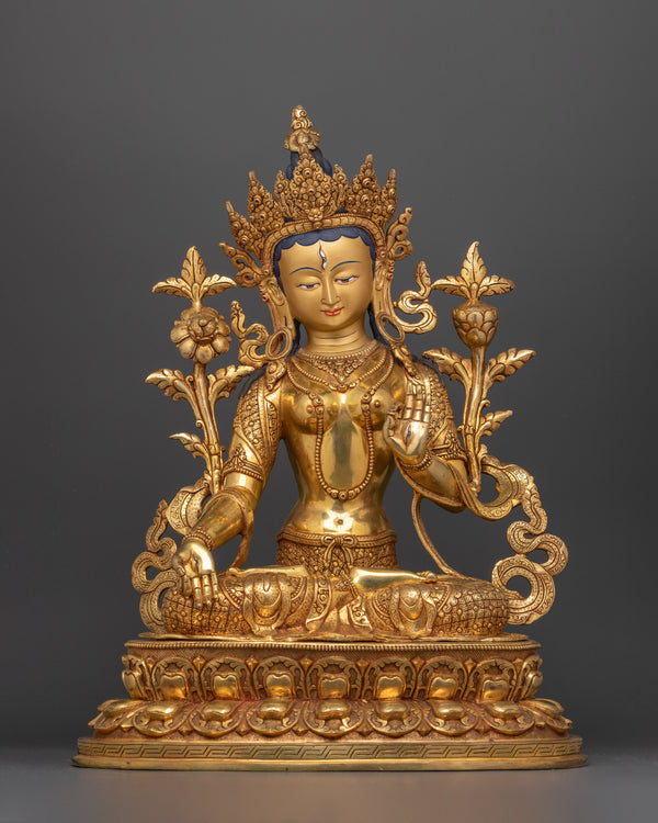 The Radiant Goddess White Tara