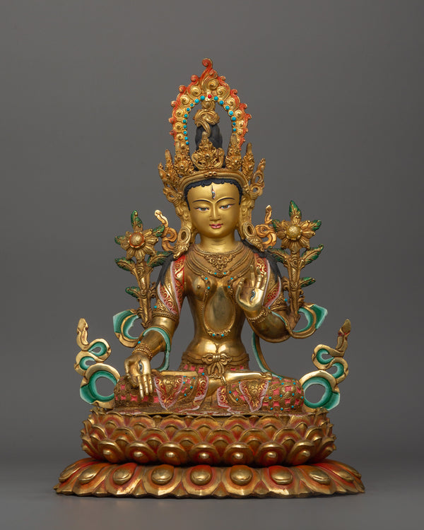 Golden Goddess White Tara 