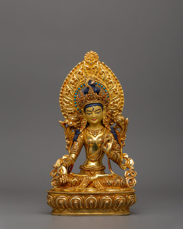 statue-of-seven-eyes-deity-white-tara