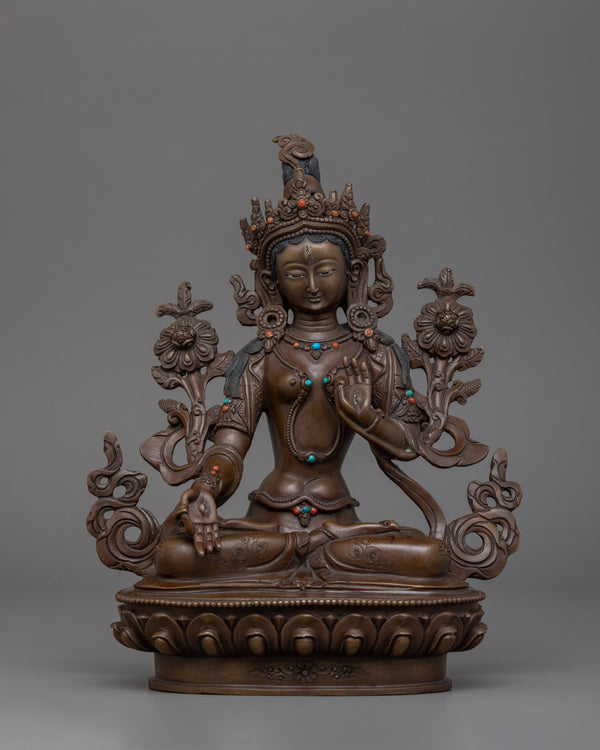 chocolate oxidized white tara