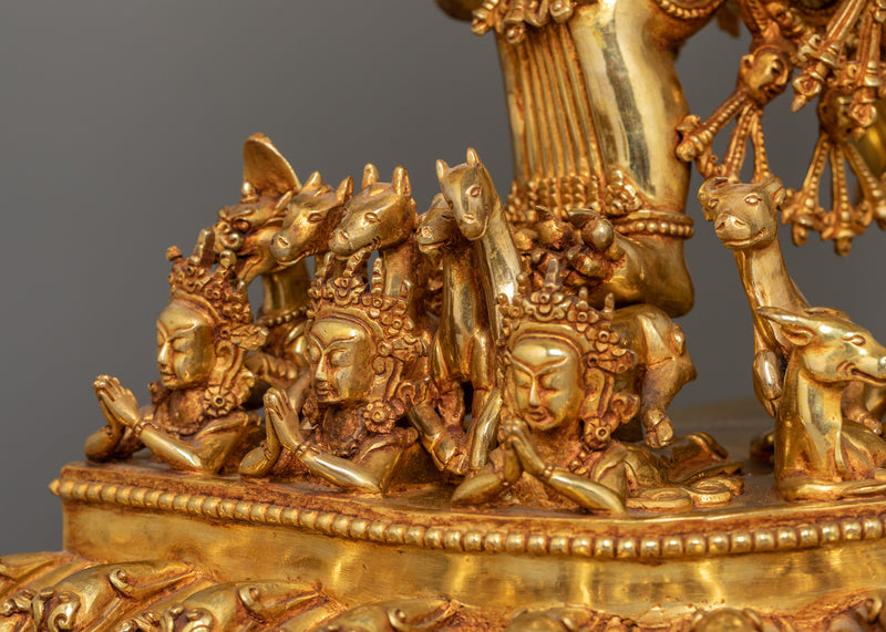 Buddhist Vajrabhairava Statue – The Ultimate Protector Yamantaka Sculpture