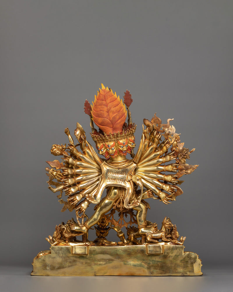 Buddhist Vajrabhairava Statue – The Ultimate Protector Yamantaka Sculpture