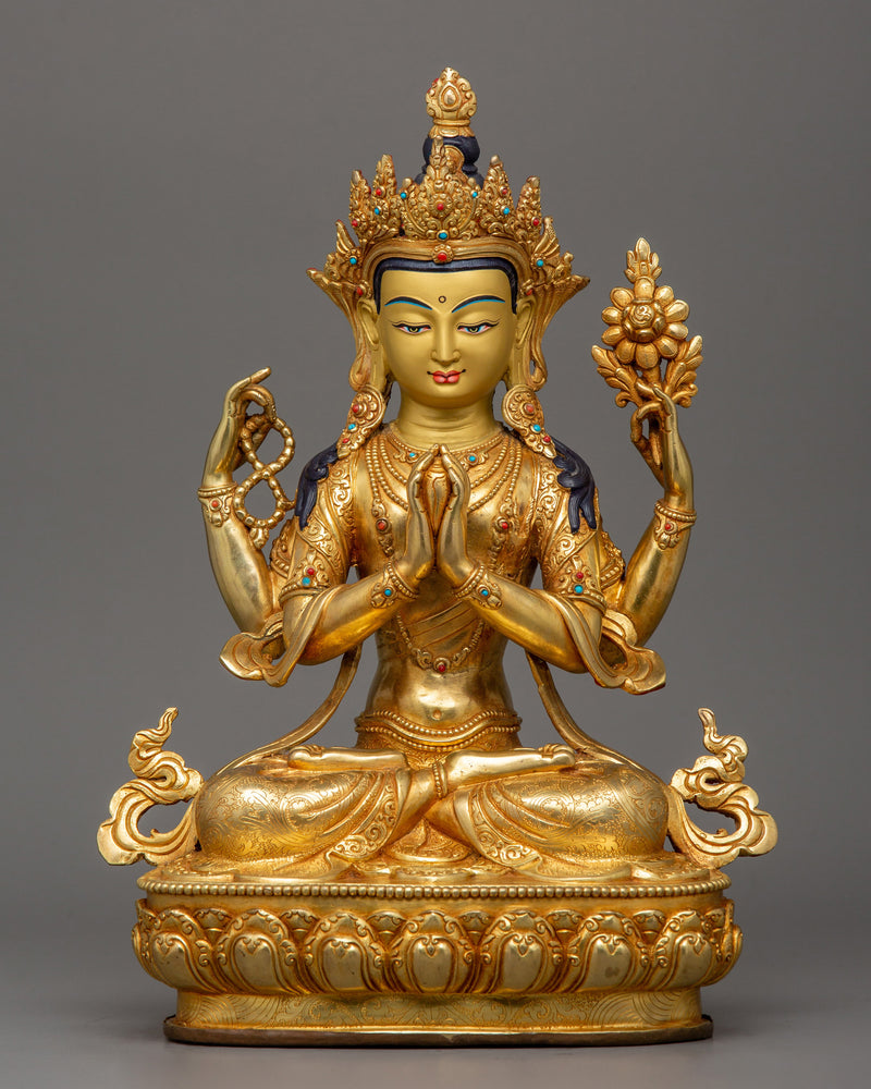 Bodhisattva Avalokiteshvara Chenresig Figurine