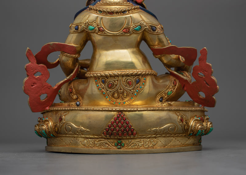 Sacred Buddhist Wealth Deity Dzambhala Statue | Symbol of Prosperity and Abundance