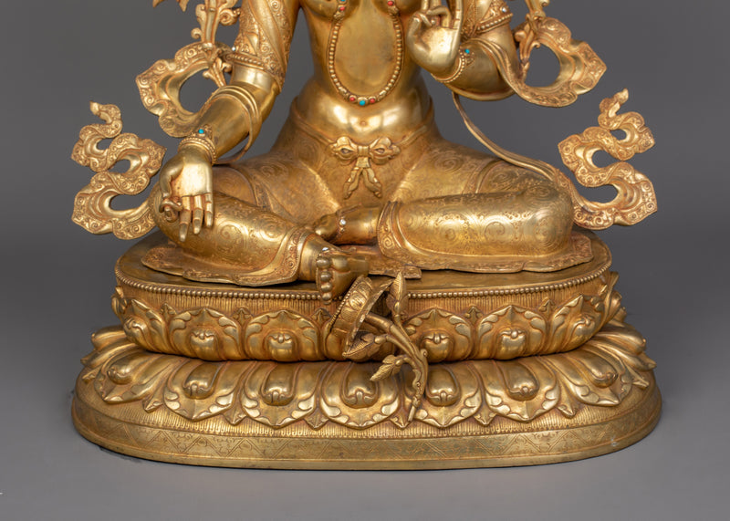 Goddess Shyamatara Figurine | Himalayan Buddhist Art