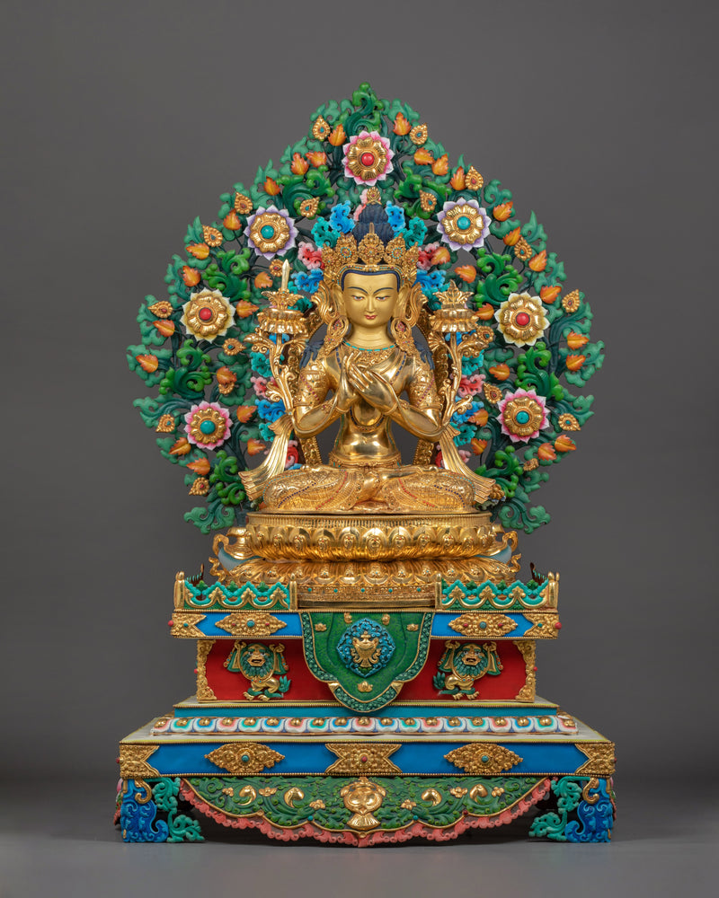 bodhisattva-deity-manjushri-sculpture