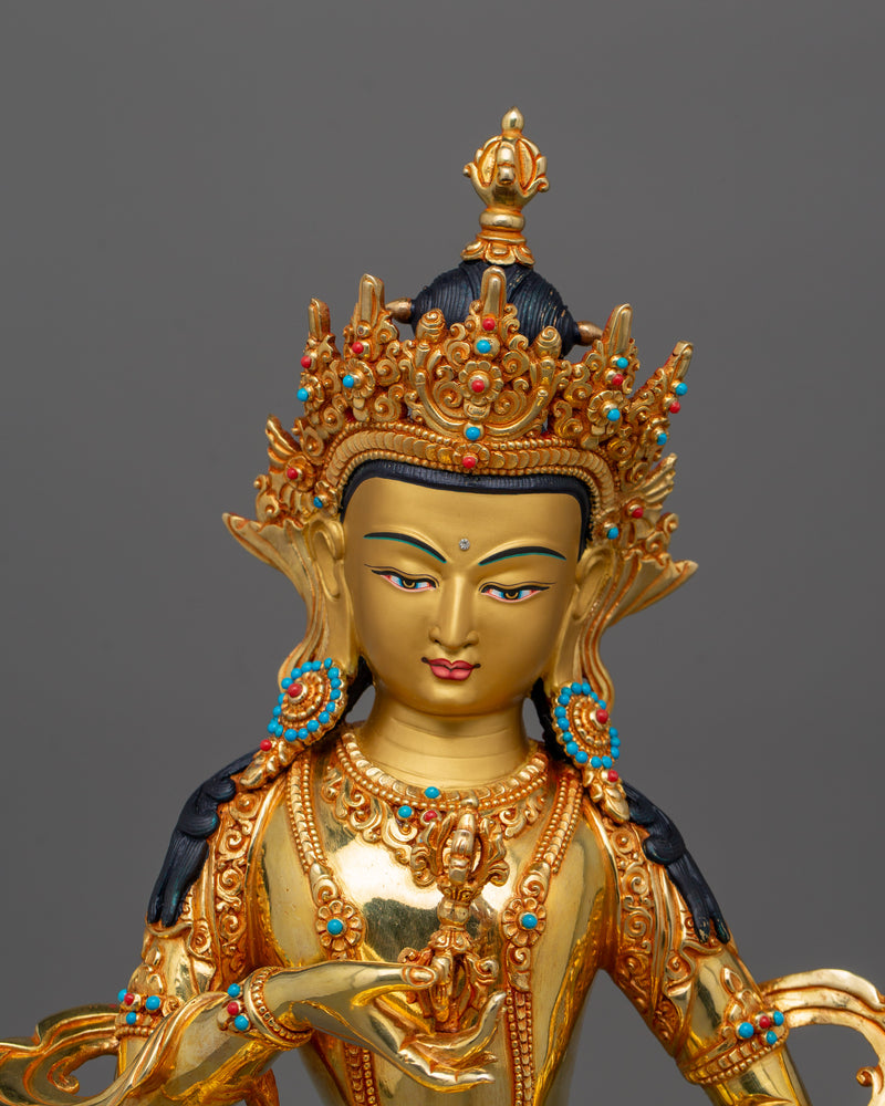 Sacred Buddhist Vajrasattva Figurine | Protector of Purity and Enlightened Energy