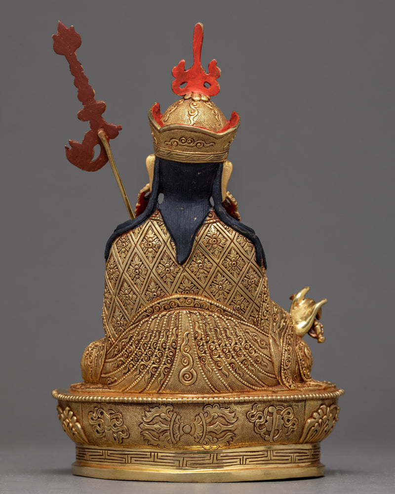 Guru Rinpoche Artwork | Traditionally Crafted Tibetan Statue