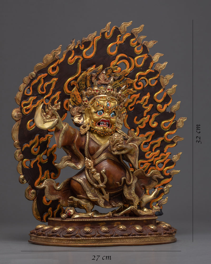 Mahakala Bernagchen Sculpture | Tibetan Himalayan Art of Nepal