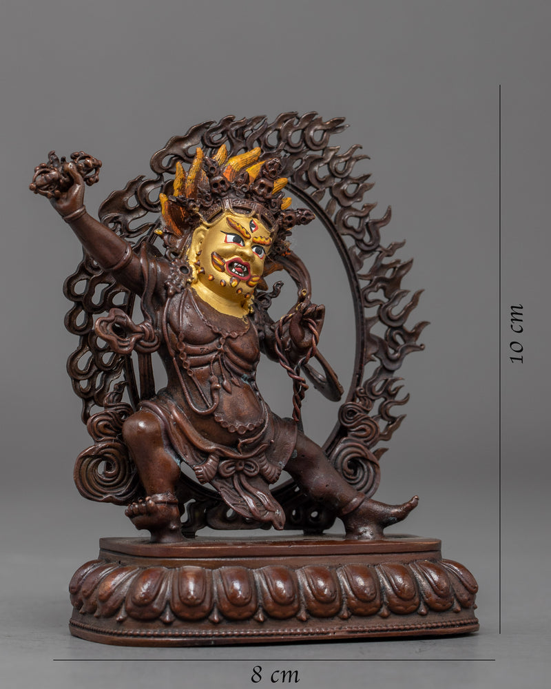 Mini Vajrapani Statue | Traditional Buddhist art