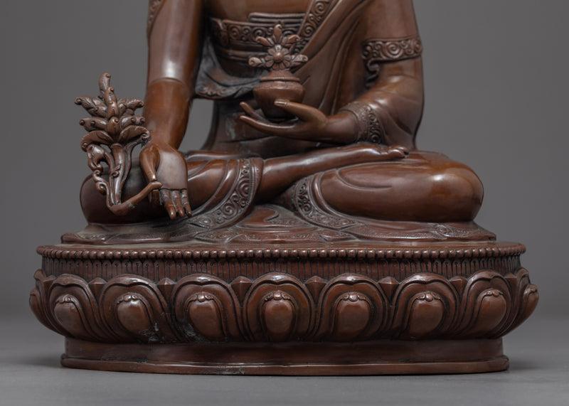 Buddha of Medicine Bhaishajyaguru | Traditional Healing Buddha Sculpture