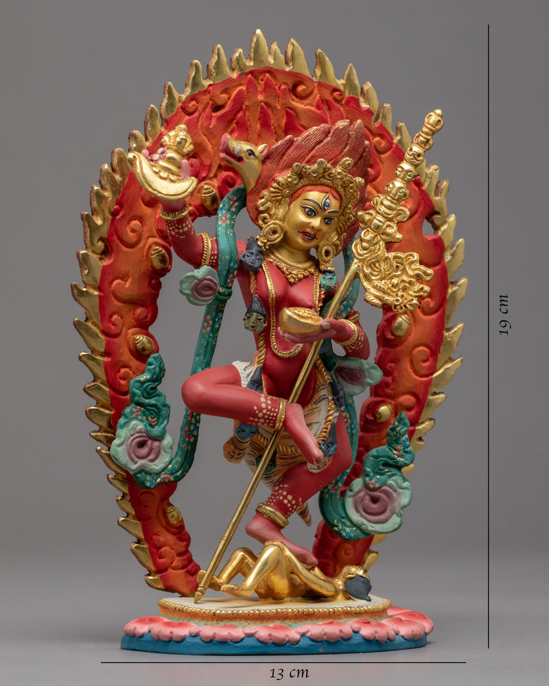 Dorje Phagmo Statue | Gold Gilded Tibetan Art