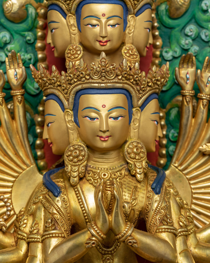 1000 Arm Chenrezig Statue | Himalayan Buddhism Art