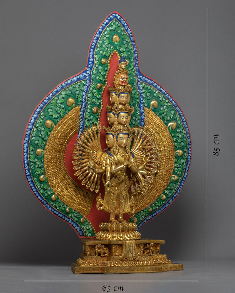 1000 Arm Chenrezig Statue | Himalayan Buddhism Art