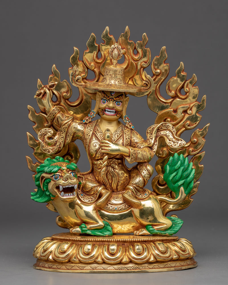 Ekajati, Rahula and Dorje Lekpa Sculpture | Traditionally Handcrafted Statue Set