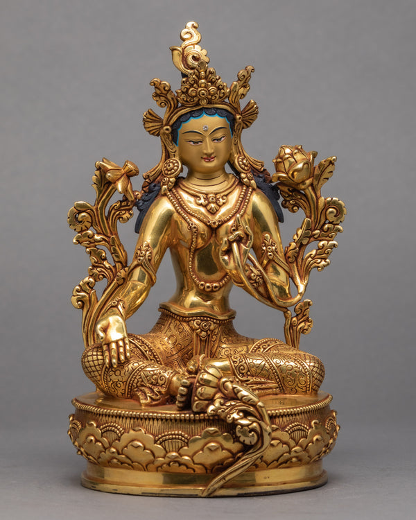 green tara statue