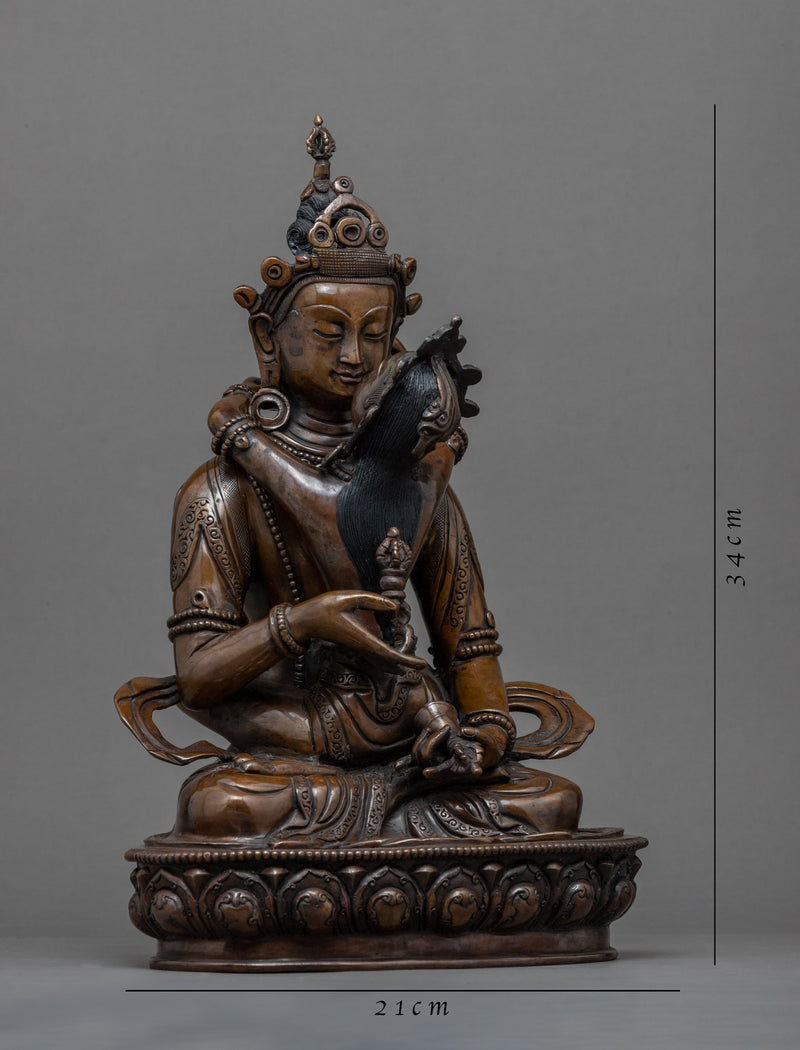 Tibetan Vajrasattva Mantra Statue With Consort | Buddha Sculpture For Mindfulness