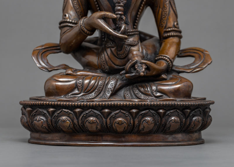 Tibetan Vajrasattva Mantra Statue With Consort | Buddha Sculpture For Mindfulness