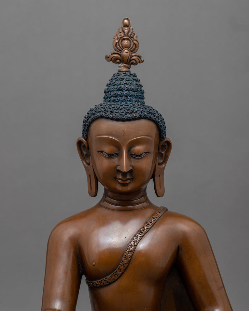 Traditional Home Decor Buddha Shakyamuni Statue | Himalayan Buddhist Art