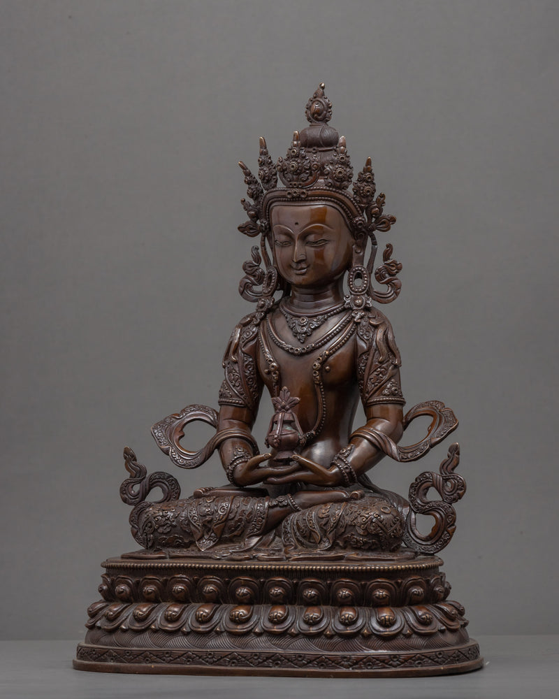 Amitayus Buddha Mantra | Oxidized Art-Form From Nepal