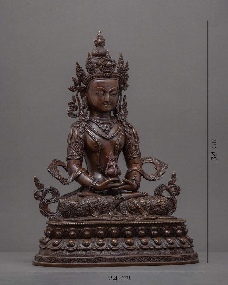 Amitayus Buddha Mantra | Oxidized Art-Form From Nepal