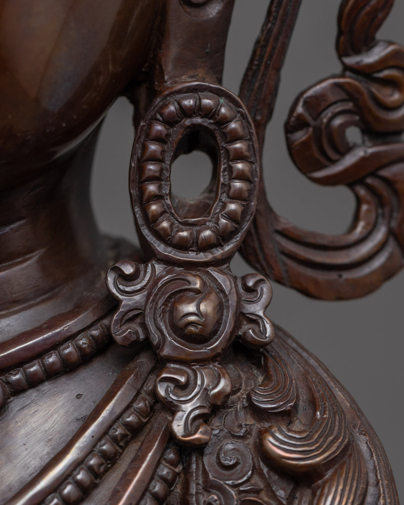 Amitayus Buddha Mantra | Oxidized Art-Form From Nepal