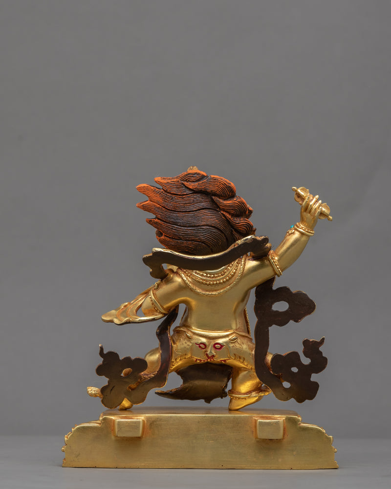 Traditional Tibetan Statue For Vajrapani Mudra Practice | Traditional Buddhist Art