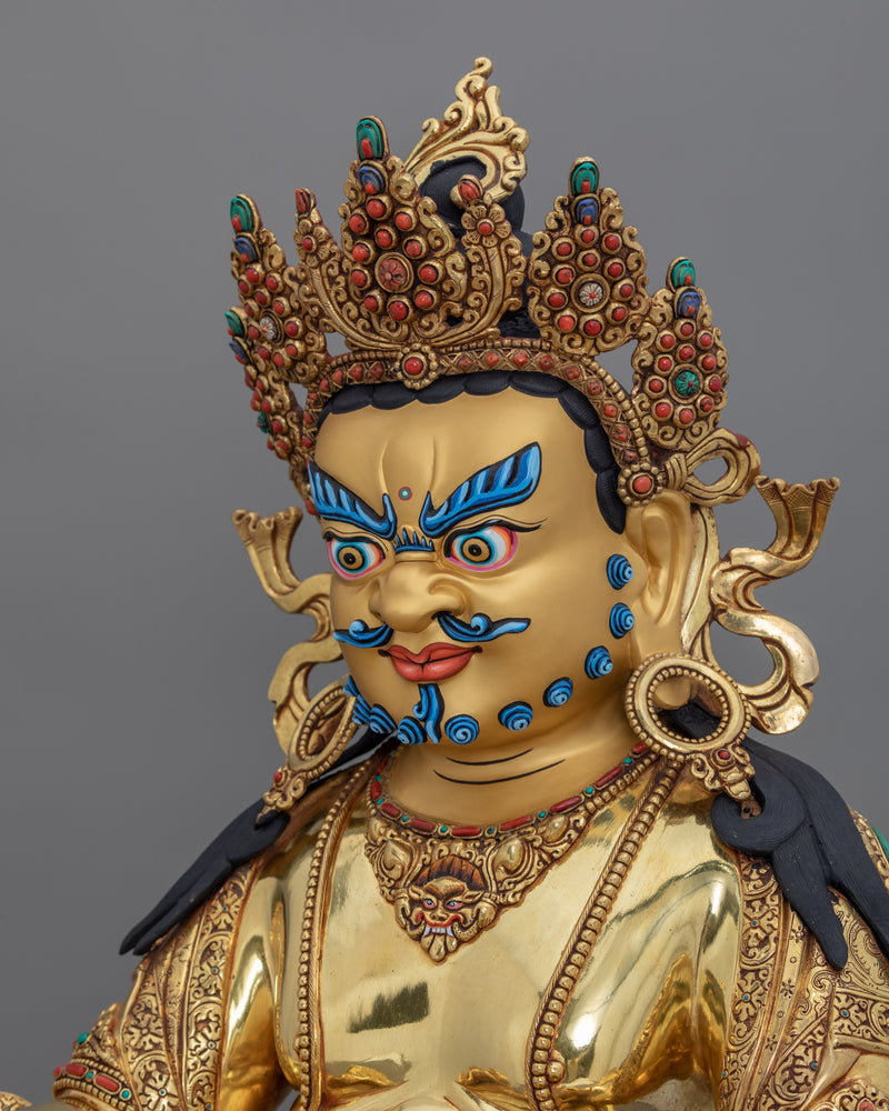 Dzambhala The God Of Wealth | Traditional Tibetan Buddhist Wealth Deity