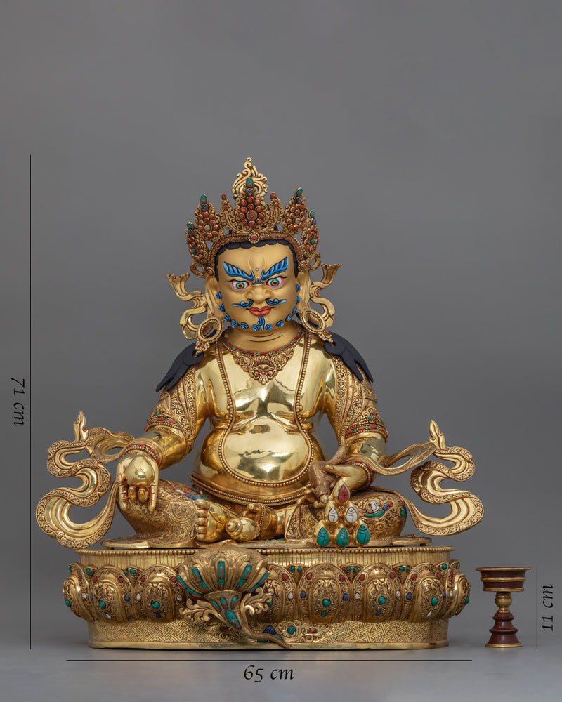 Dzambhala The God Of Wealth | Traditional Tibetan Buddhist Wealth Deity