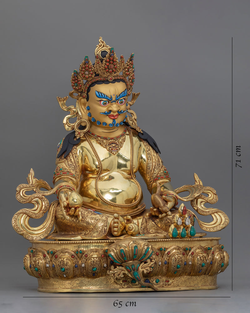 Dzambhala The God Of Wealth | Traditional Tibetan Buddhist Wealth Deity