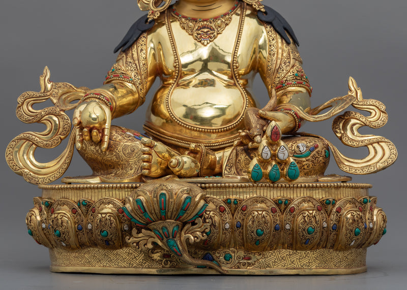 Dzambhala The God Of Wealth | Traditional Tibetan Buddhist Wealth Deity