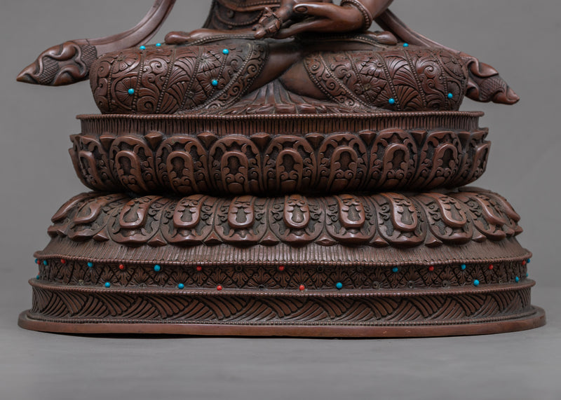 Vajrasattva Empowerment Statue | Tibetan Buddha Sculpture For Mindfulness