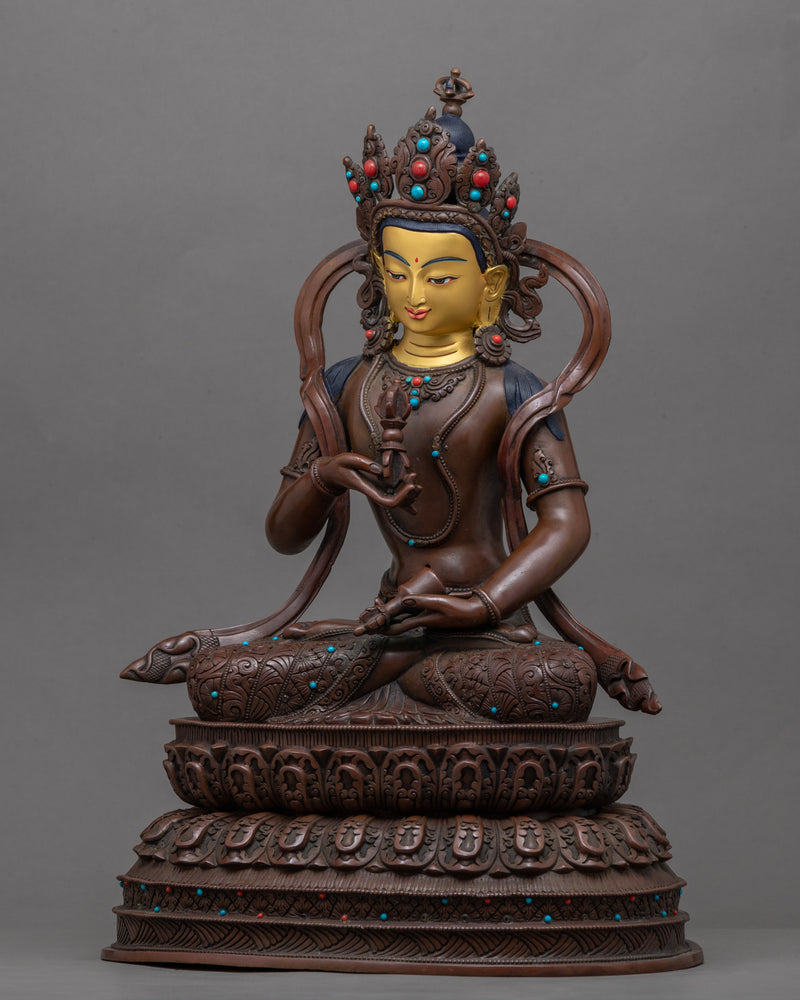 Vajrasattva Empowerment Statue | Tibetan Buddha Sculpture For Mindfulness