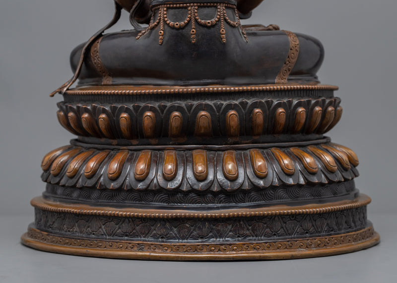 Amitayus The Long Life Buddha Statue | Traditionally Hand-Carved Buddhist Deity