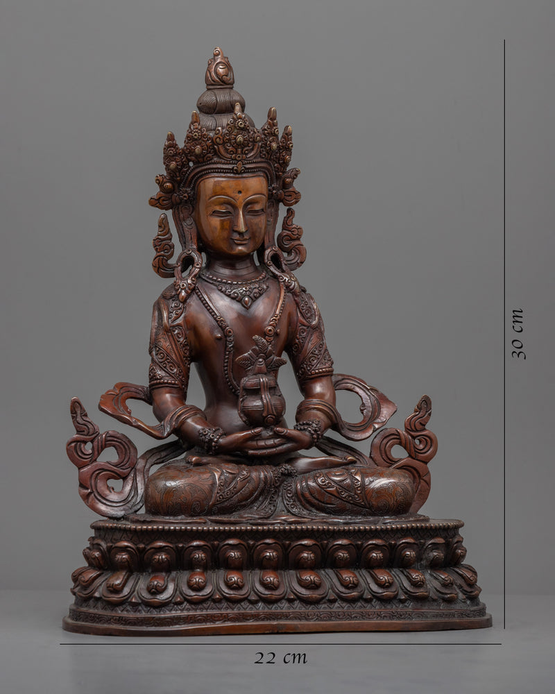 Amitayus The Longevity Buddha Statue | Traditional Tibetan Buddha Of Long Life