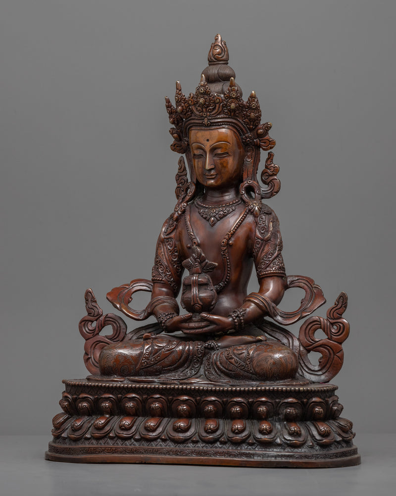 Amitayus The Longevity Buddha Statue | Traditional Tibetan Buddha Of Long Life