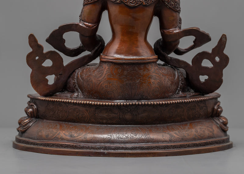 Amitayus The Longevity Buddha Statue | Traditional Tibetan Buddha Of Long Life