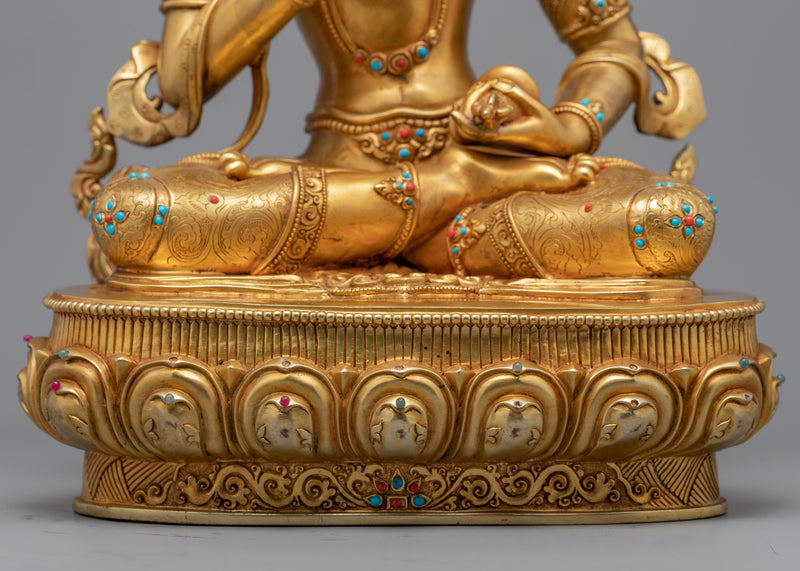 Traditionally Sculpted Dorje Sempa Meditation Statue | Himalayan Tibetan Vajrasattva Figurine