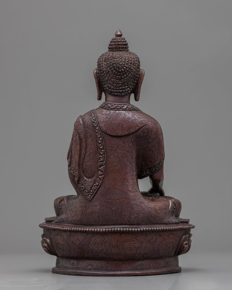 Shakyamuni Buddha Statue For Tibetan Buddha Mantra | Buddhist Pure Art