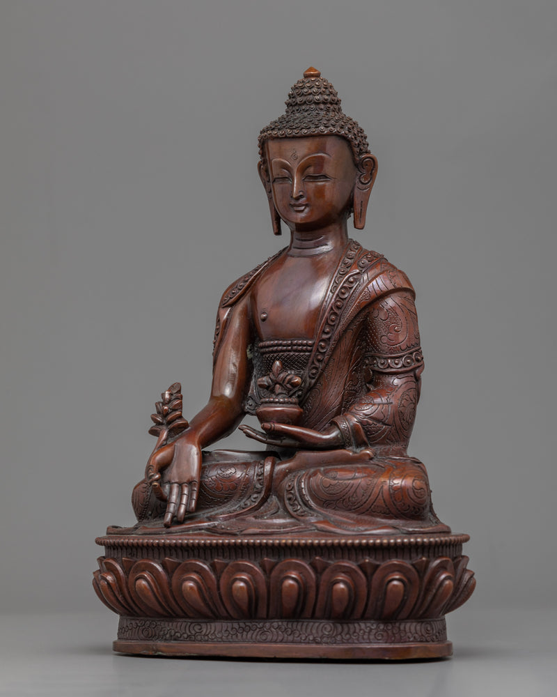 Medicine Buddha Healing Practice Statue | Bhaishajyaguru The Healing Buddha Sculpture