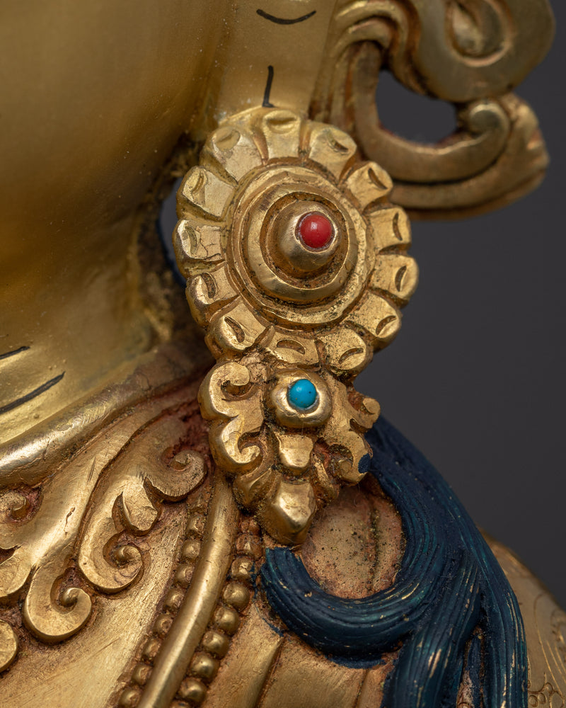 Himalayan Dorsem Statue | Traditionally Hand-made Vajrasattva Figurine