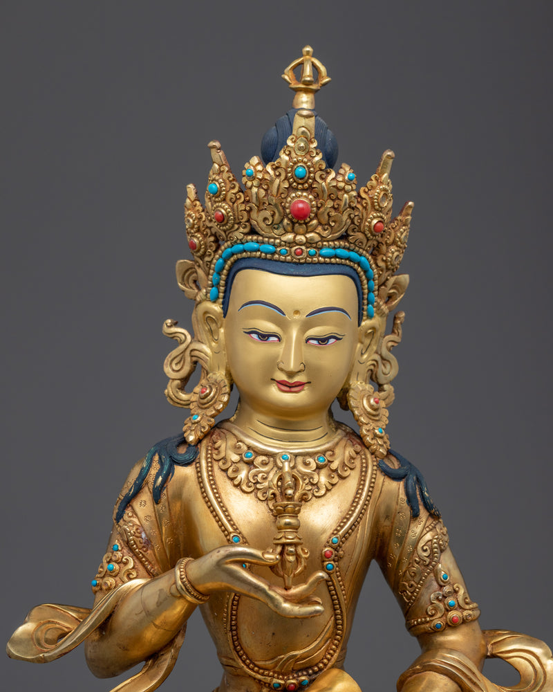 Himalayan Dorsem Statue | Traditionally Hand-made Vajrasattva Figurine