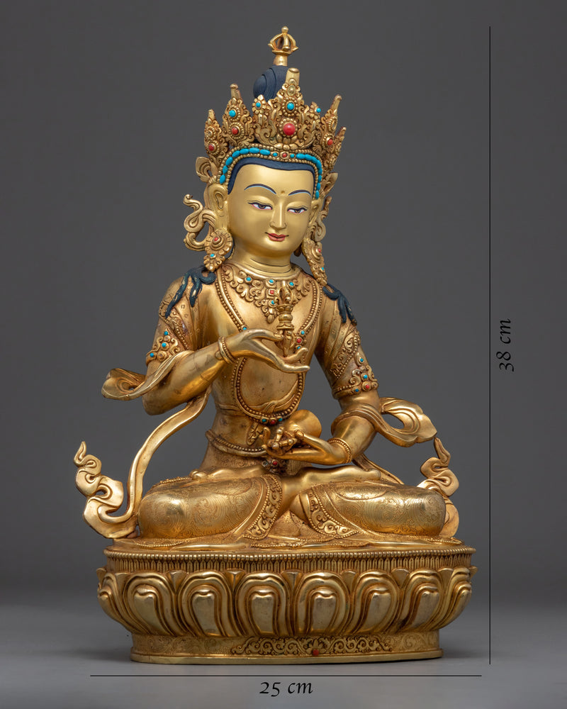 Himalayan Dorsem Statue | Traditionally Hand-made Vajrasattva Figurine