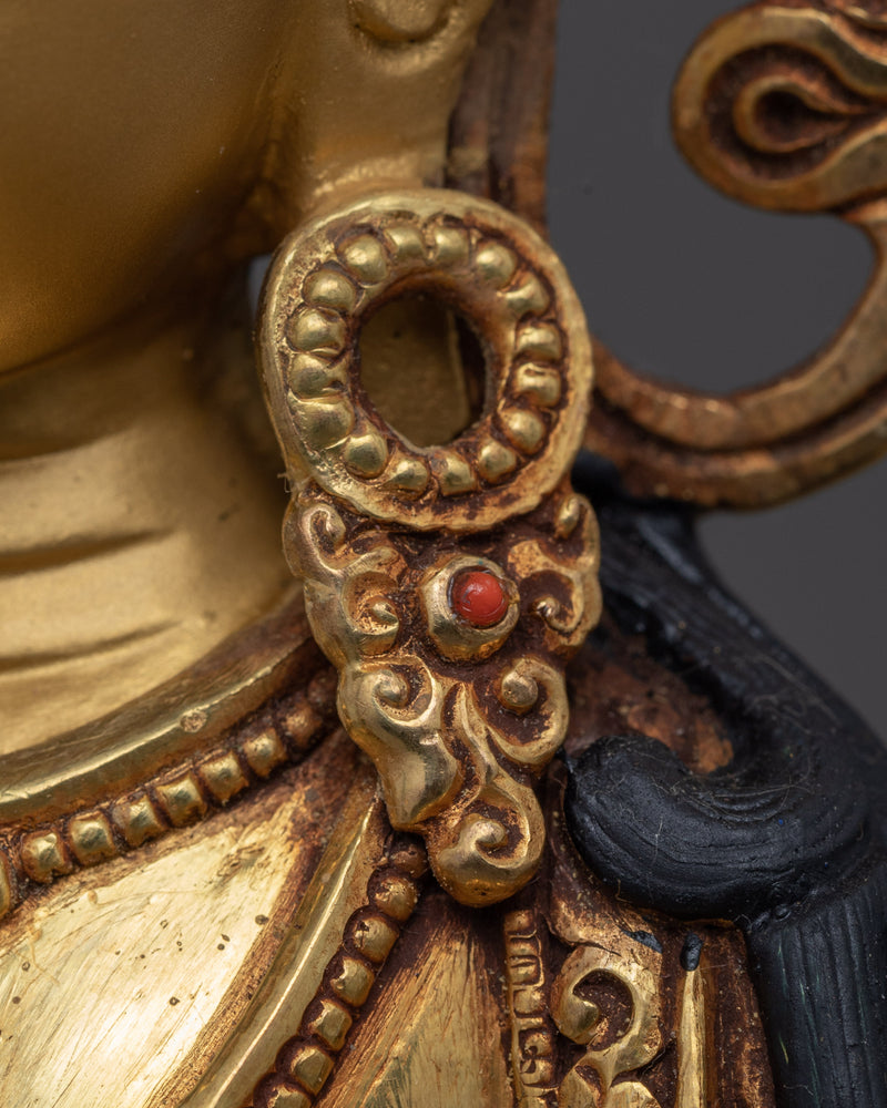 Buddhist Deity Vajrasattva Statue | Himalayan Traditional Artwork