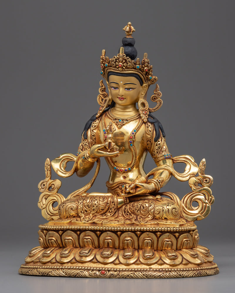 Buddhist Deity Vajrasattva Statue | Himalayan Traditional Artwork