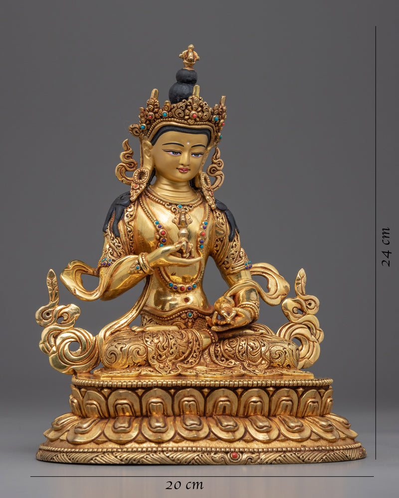 Buddhist Deity Vajrasattva Statue | Himalayan Traditional Artwork